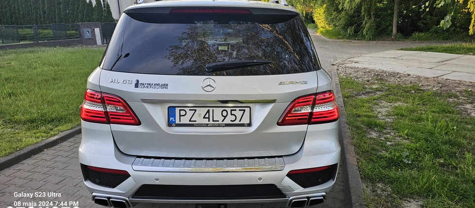 Mercedes-Benz ML cena 155000 przebieg: 163000, rok produkcji 2014 z Swarzędz małe 631